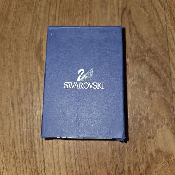 Swarovski Apple Charm Red Siam Clear Crystals With Boxes - Picture 5 of 7